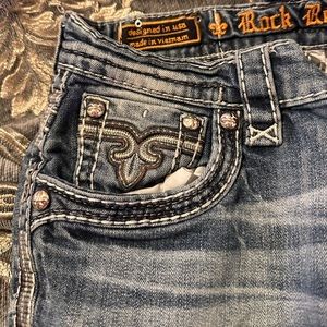 Men’s Rock Revival Buckle Jeans 34w